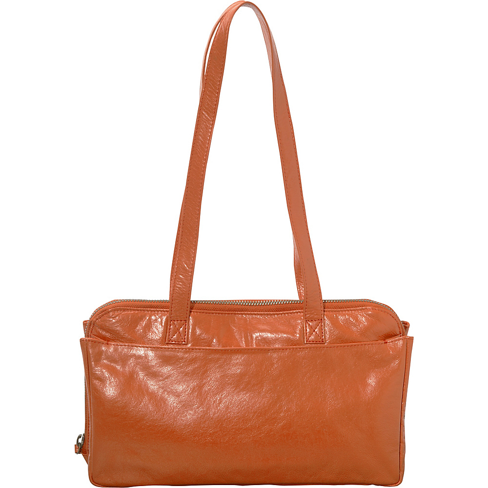 Latico Leathers Gillian Shoulder Bag Salmon Latico Leathers Leather Handbags