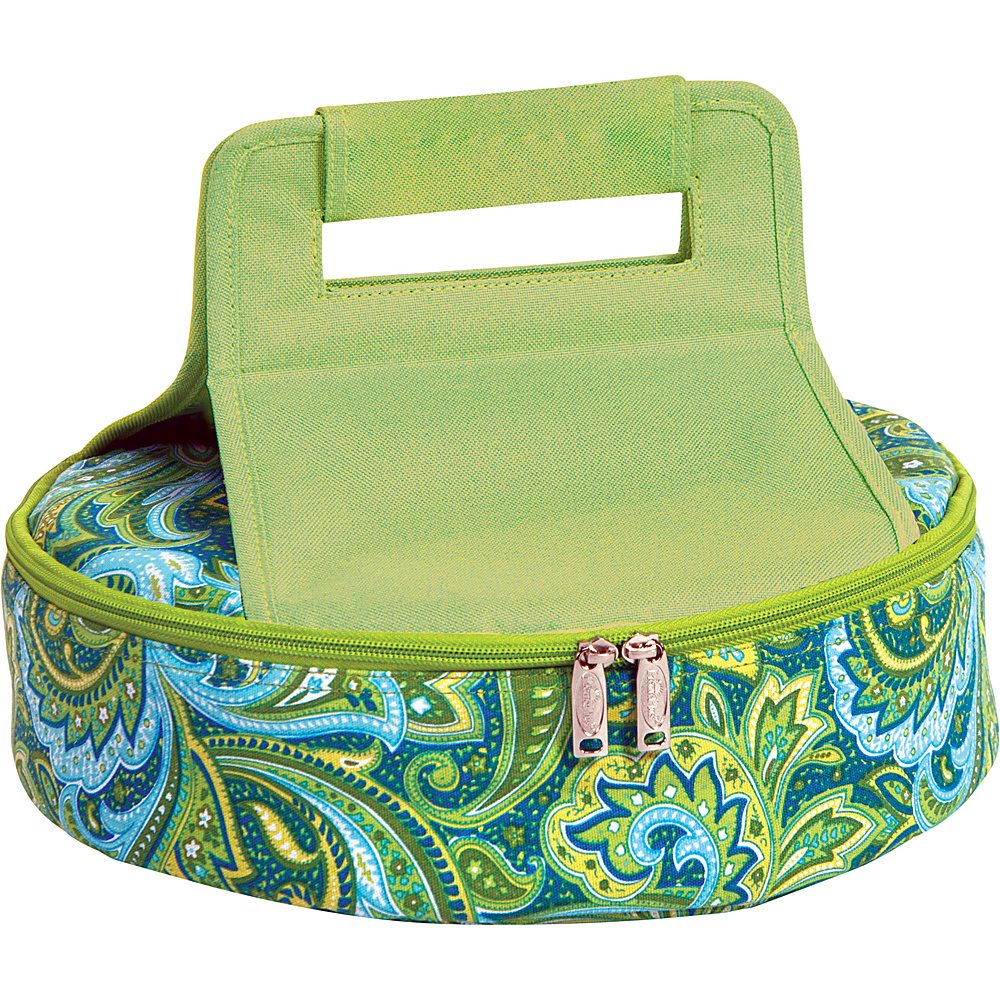 Picnic Plus Cake n Carry Green Paisley Picnic Plus Travel Coolers