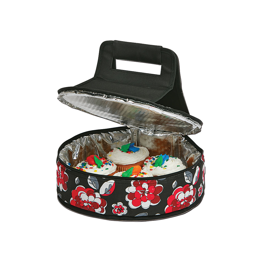Picnic Plus Cake n Carry Red Carnation Picnic Plus Travel Coolers