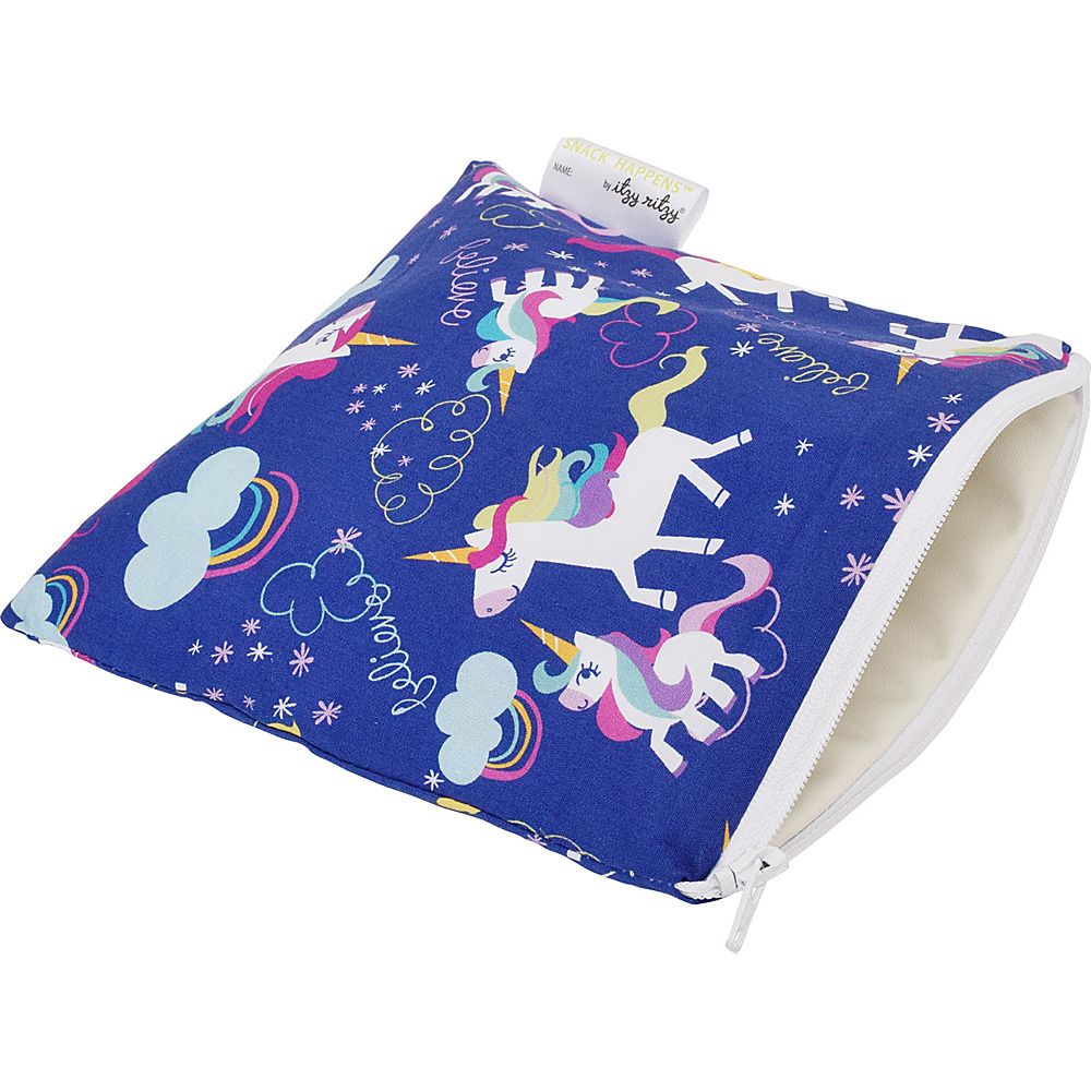 Itzy Ritzy Snack Happens Reusable Snack and Everything Bag Unicorn Dreams Itzy Ritzy Diaper Bags Accessories