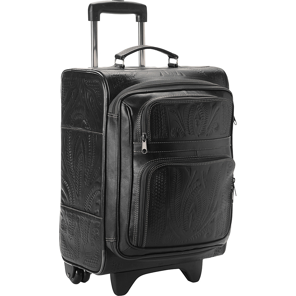 Ropin West 17 Upright Roller Bag Black Ropin West Softside Carry On