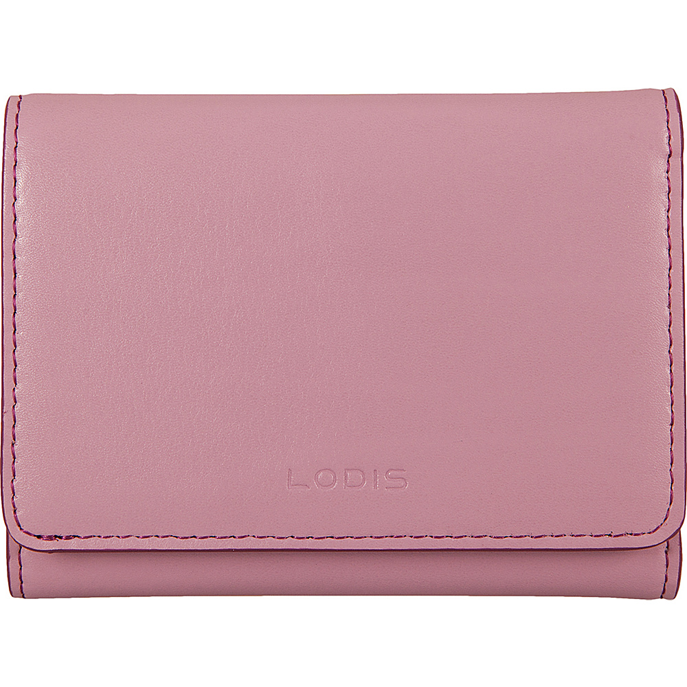 Lodis Audrey Mallory French Wallet Iced Violet Beet Lodis Women s Wallets