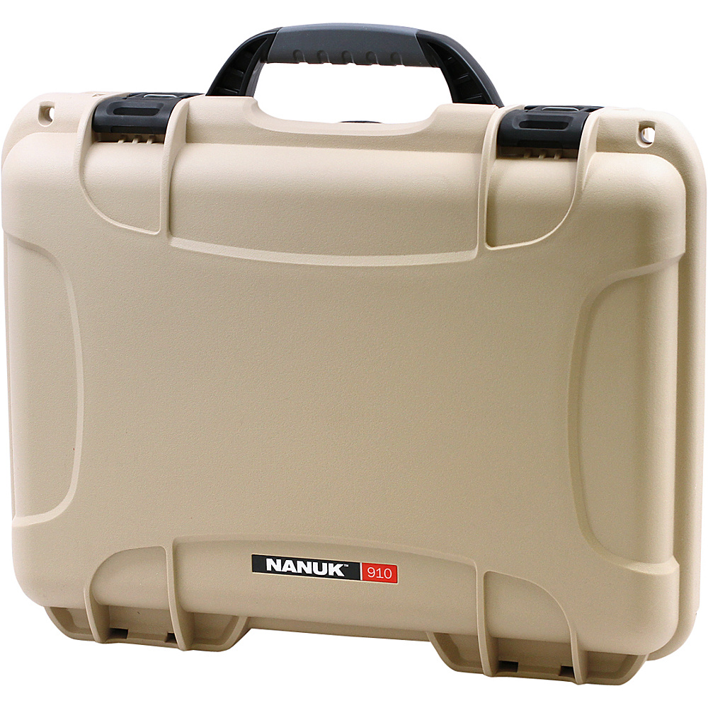 NANUK 910 Case With 3 Part Foam Insert Tan NANUK Electronic Cases