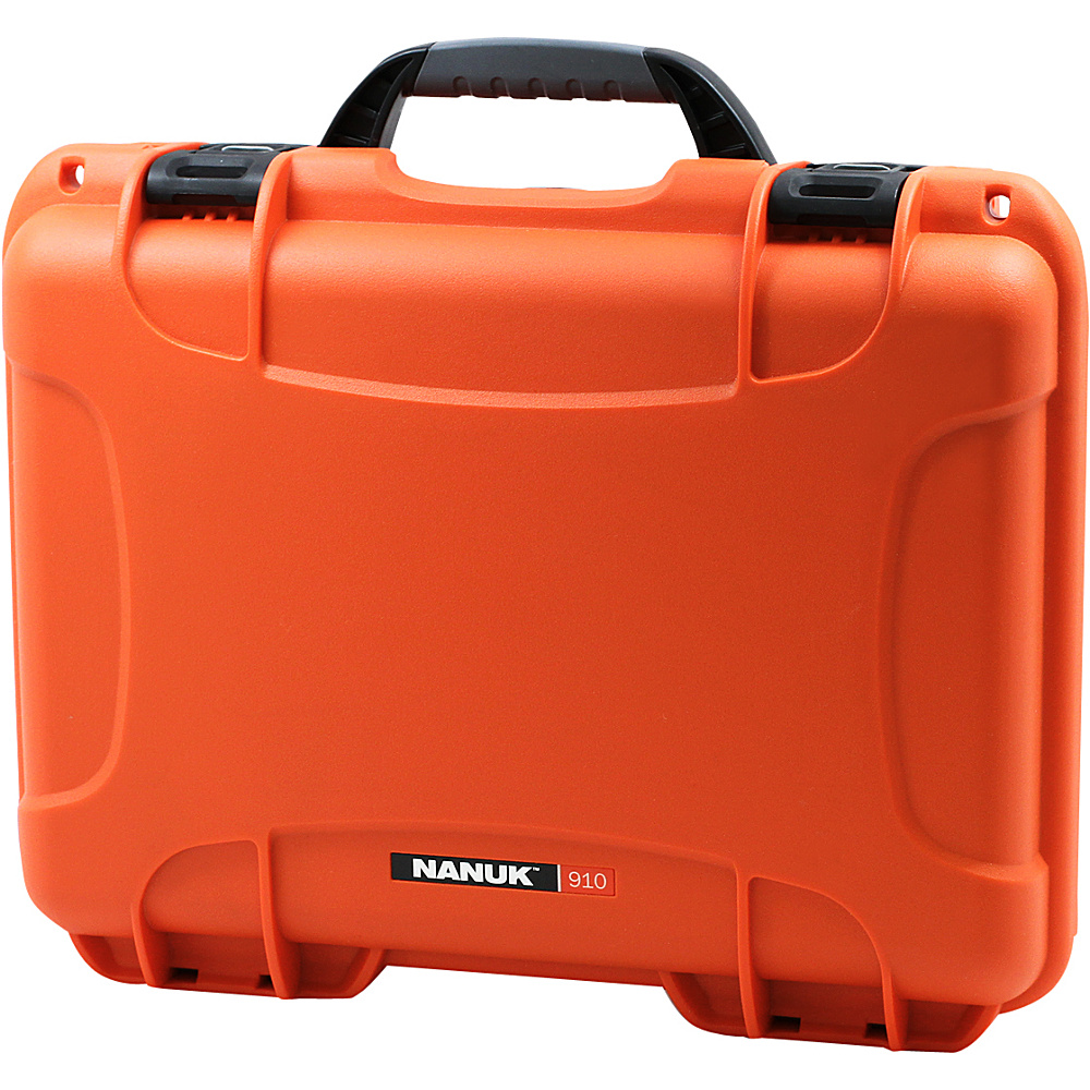 NANUK 910 Case With 3 Part Foam Insert Orange NANUK Electronic Cases