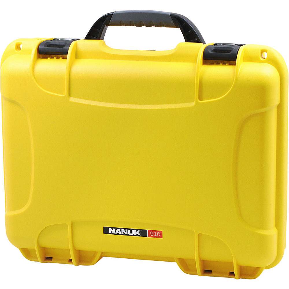 NANUK 910 Case With 3 Part Foam Insert Yellow NANUK Electronic Cases