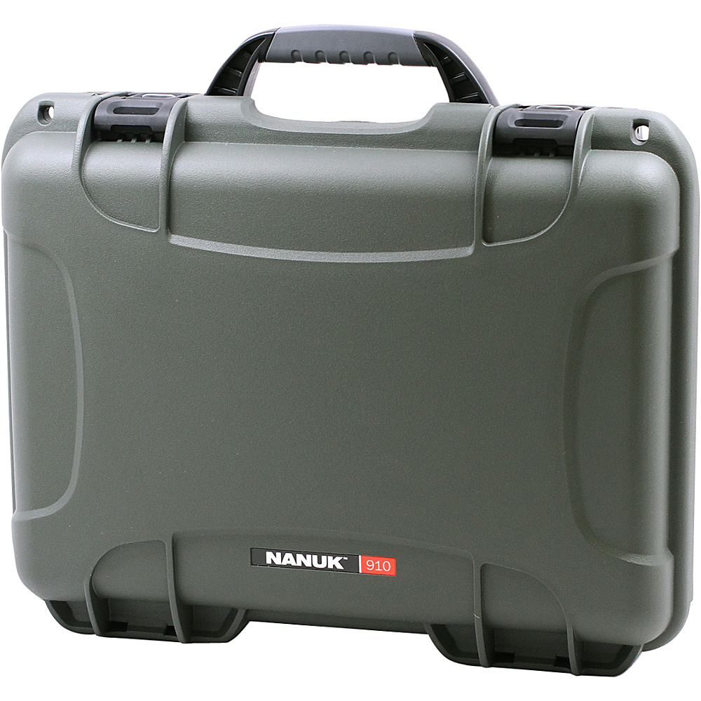 NANUK 910 Case With 3 Part Foam Insert Olive NANUK Electronic Cases