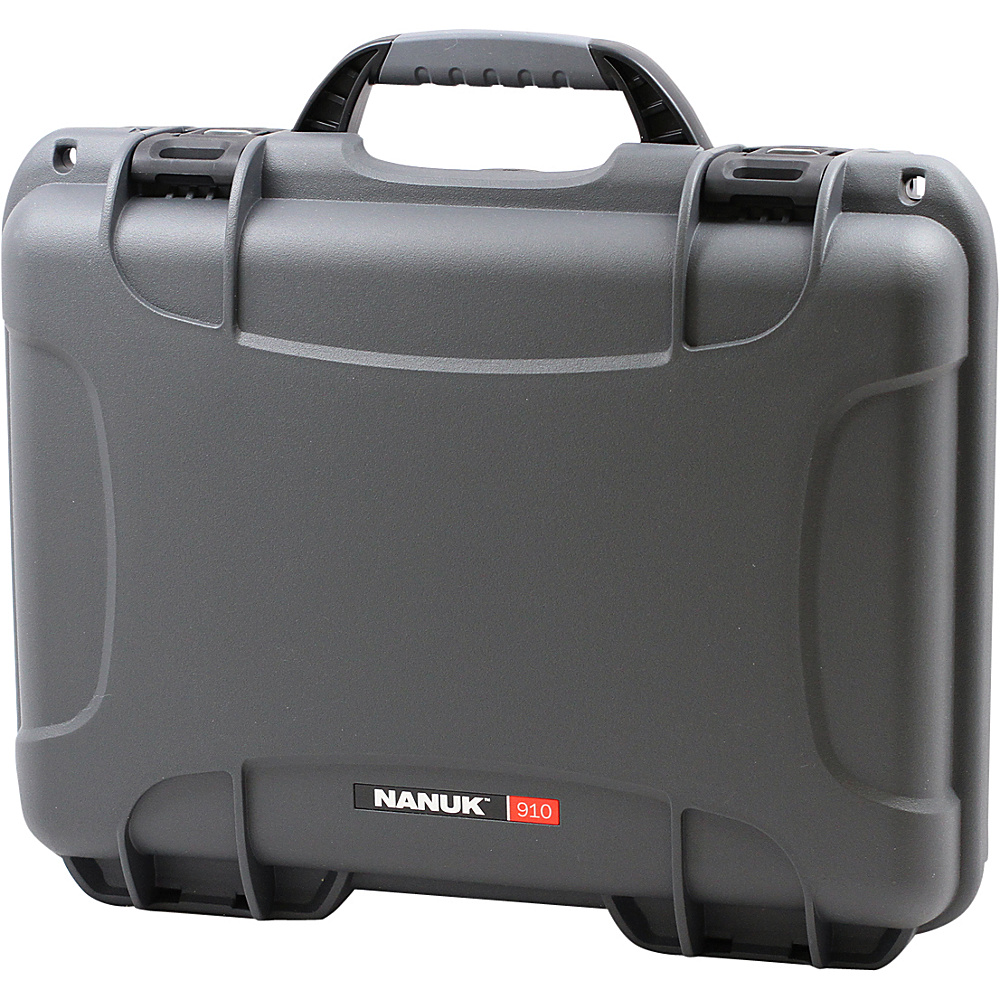NANUK 910 Case With 3 Part Foam Insert Graphite NANUK Electronic Cases