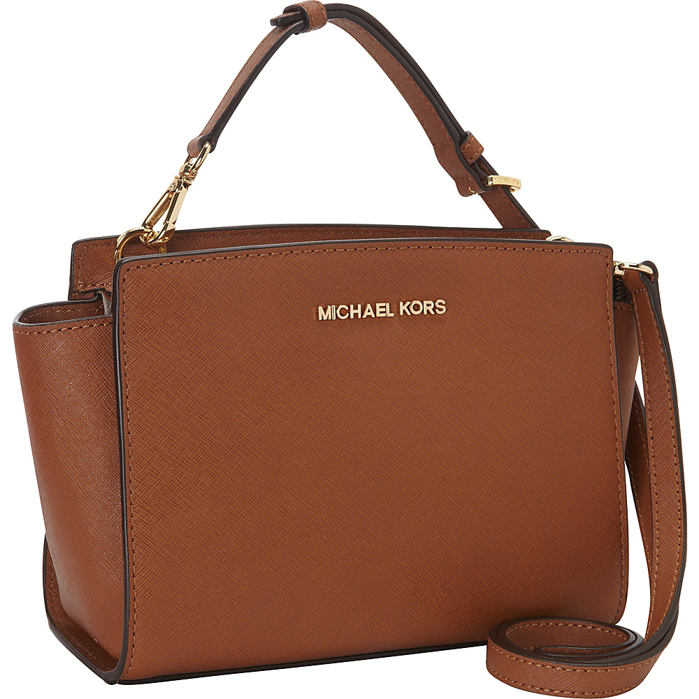 MICHAEL Michael Kors Selma Medium Messenger Crossbody Bag Luggage MICHAEL Michael Kors Designer Handbags