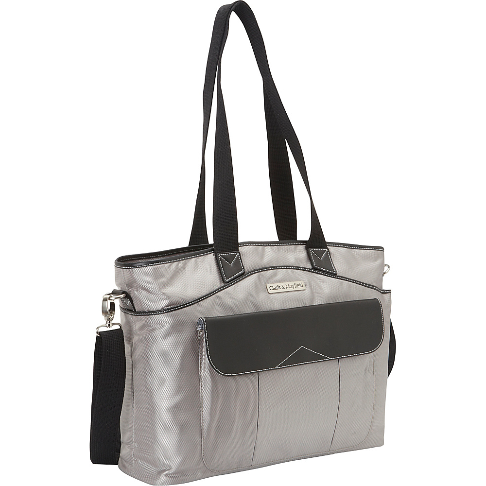 Clark Mayfield Newport Laptop Handbag 17.3 Gray Clark Mayfield Women s Business Bags