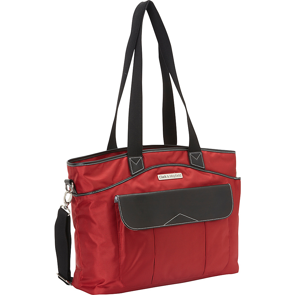 Clark Mayfield Newport Laptop Handbag 17.3 Red Clark Mayfield Women s Business Bags