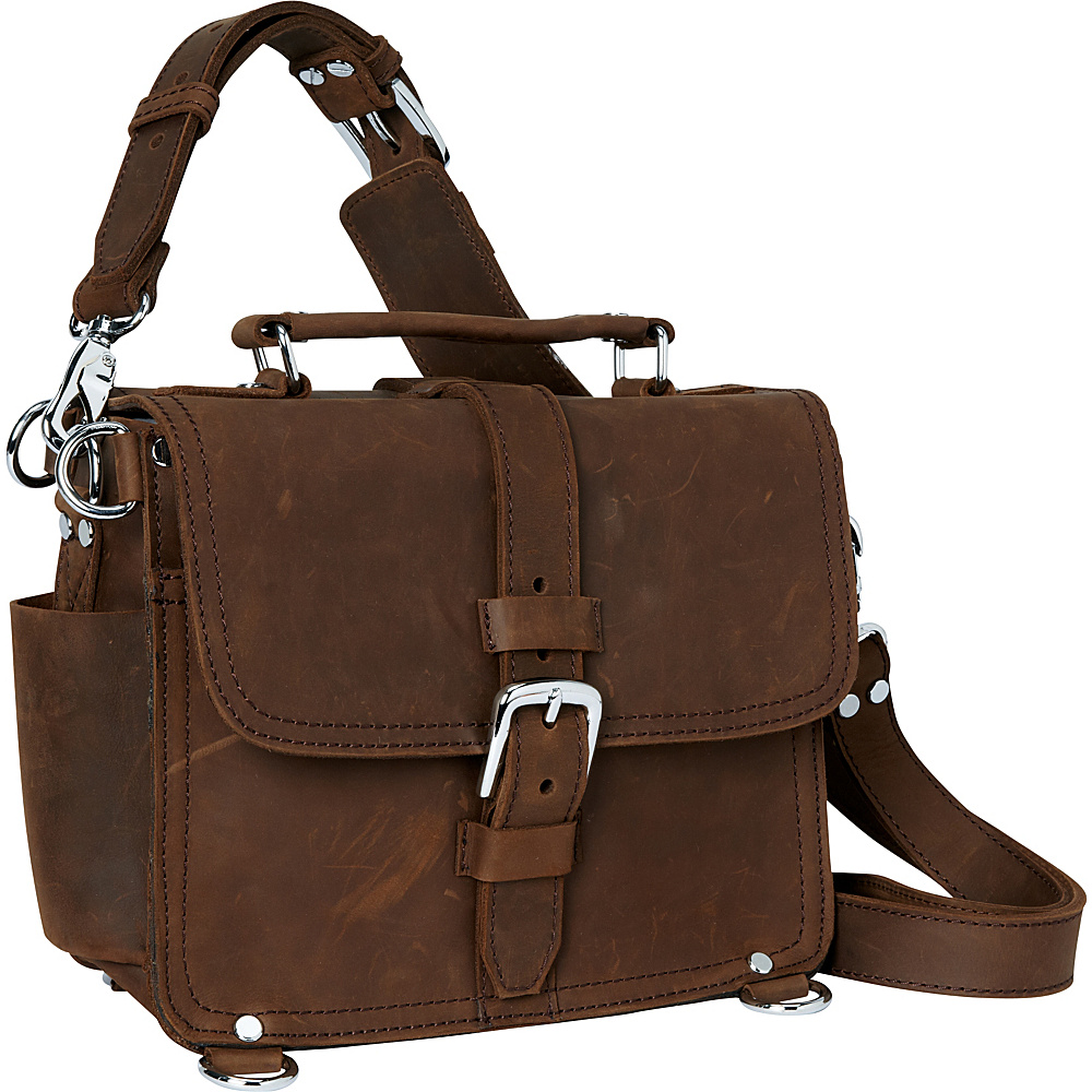 Vagabond Traveler 11 Leather Camera Tablet Bag Vintage Brown Vagabond Traveler Other Men s Bags