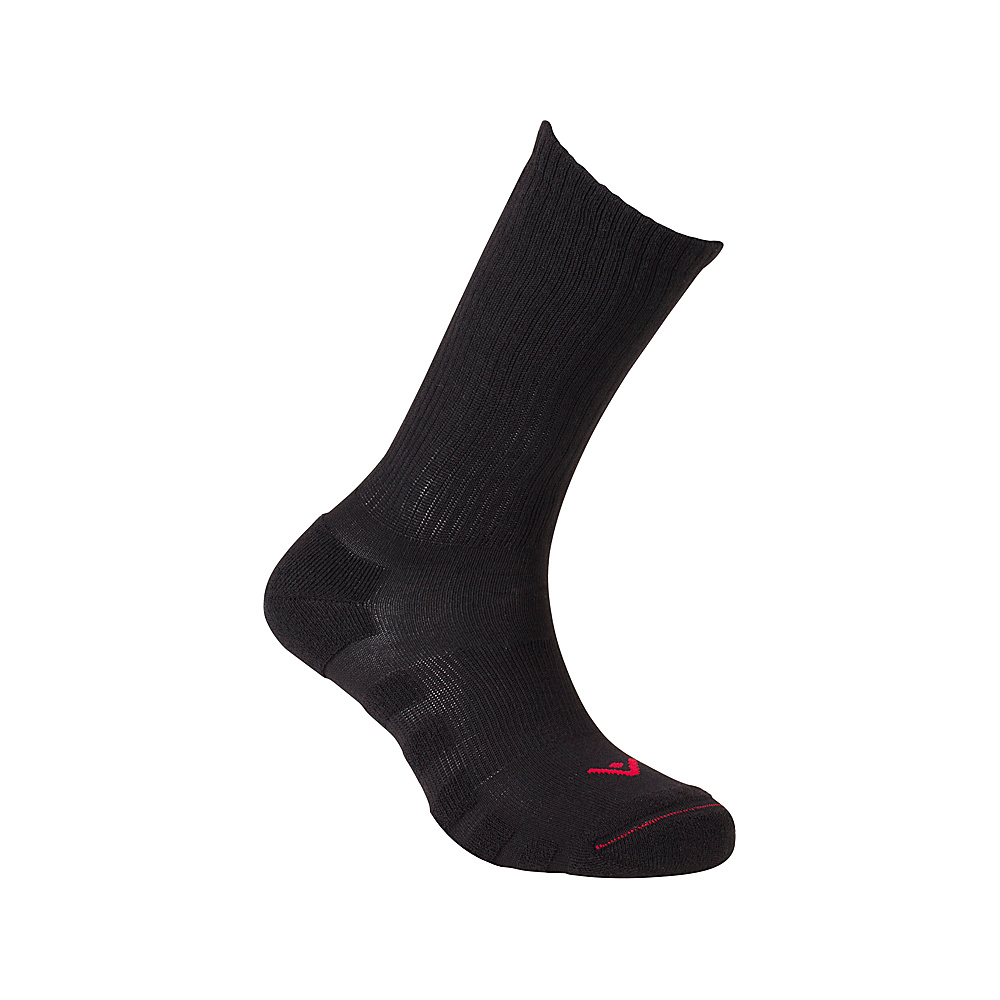 Active Energy Travel Compression Cushioned Crew Socks Black Active Energy Travel Comfort and Health