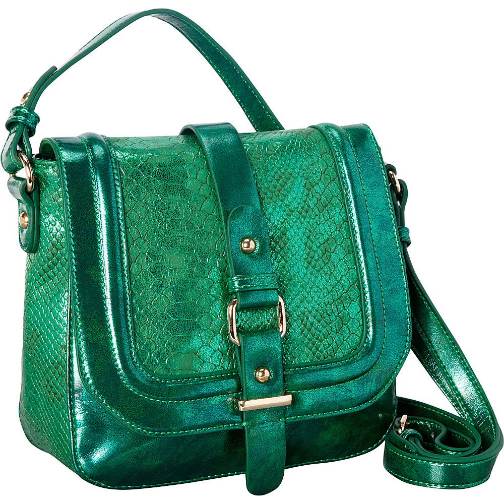 Melie Bianco Jewel Green Melie Bianco Manmade Handbags