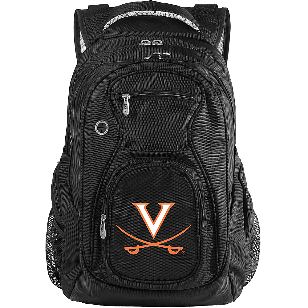 Denco Sports Luggage NCAA University of Virginia Cavaliers 19 Laptop Backpack Black Denco Sports Luggage Laptop Backpacks