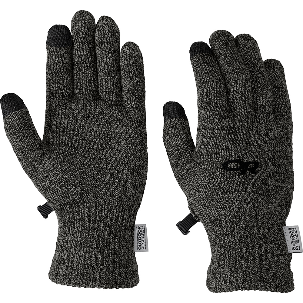Outdoor Research Biosensor Liners Men s Charchoal LG Outdoor Research Hats Gloves Scarves