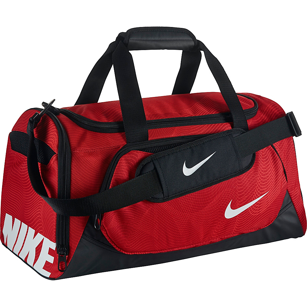 Nike Young Athletes Team Training Small Duffel UNIVERSITY RED BLACK WHITE Nike All Purpose Duffels