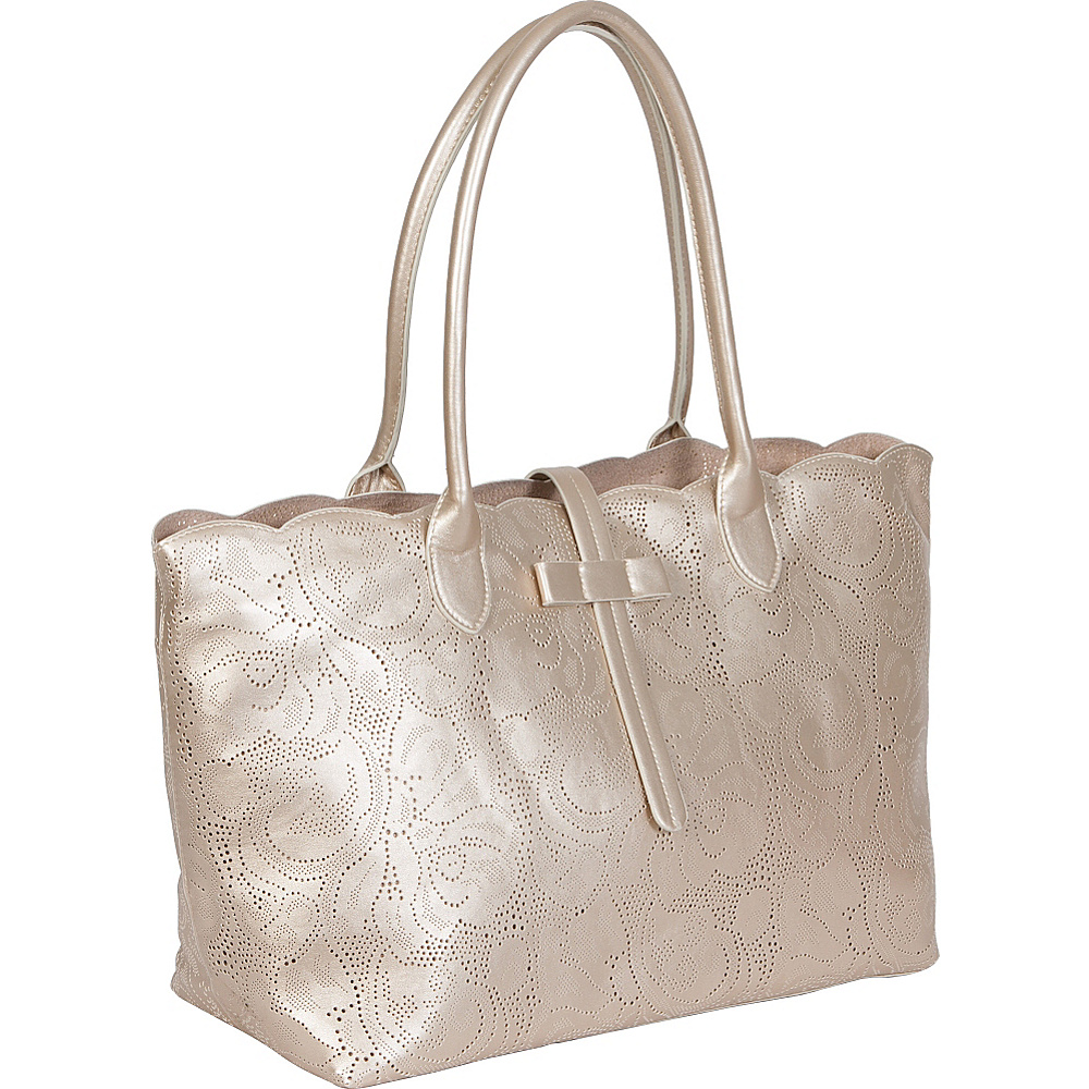 BUCO Tab Top Paisely Gold BUCO Manmade Handbags