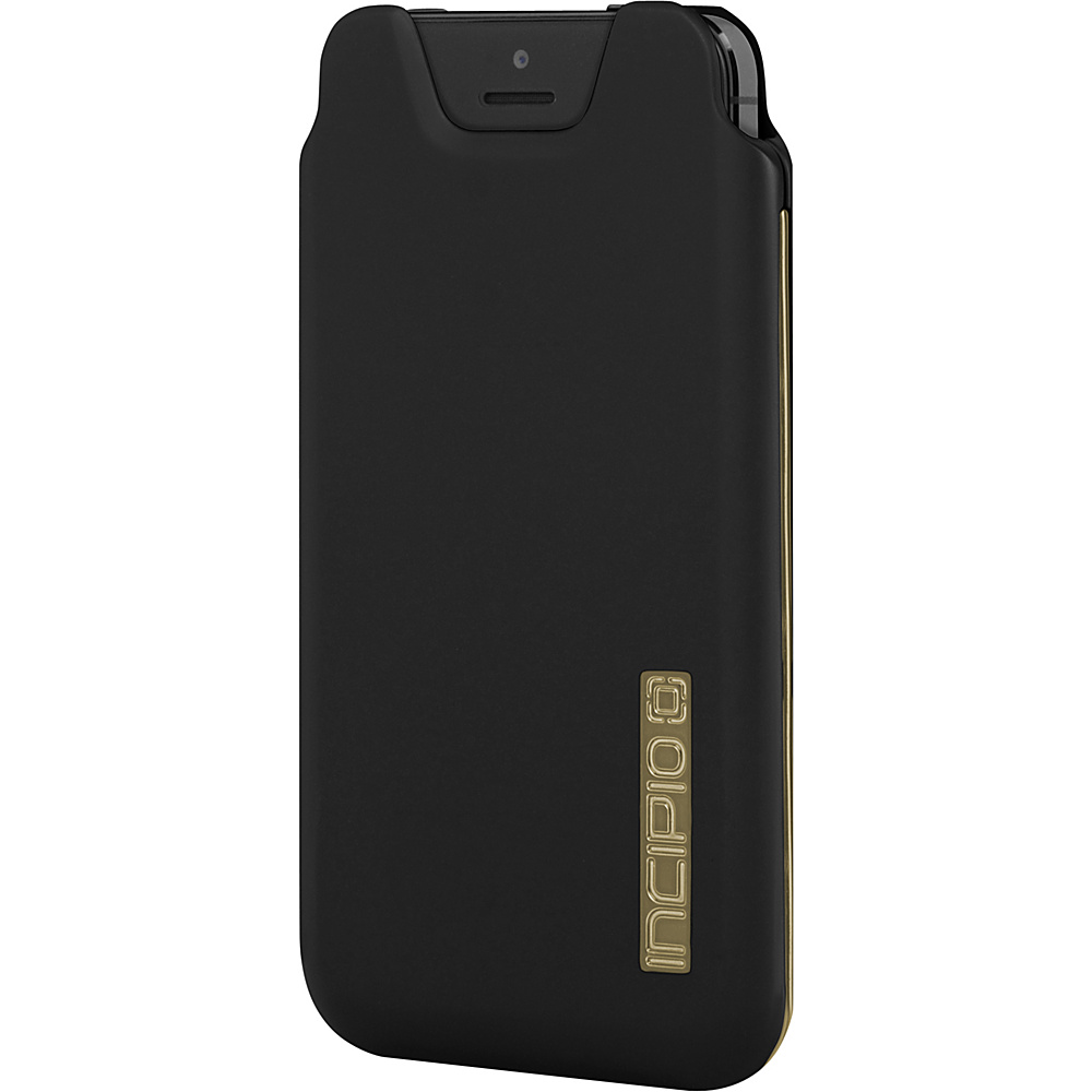 Incipio Marco For iPhone SE 5 5s Obsidian Black Gold Chrome Incipio Electronic Cases