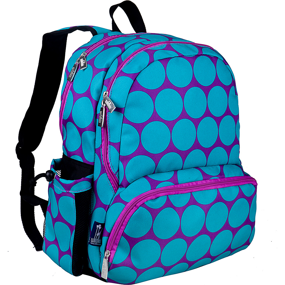 Wildkin Megapak Backpack Big Dots Aqua Wildkin Everyday Backpacks