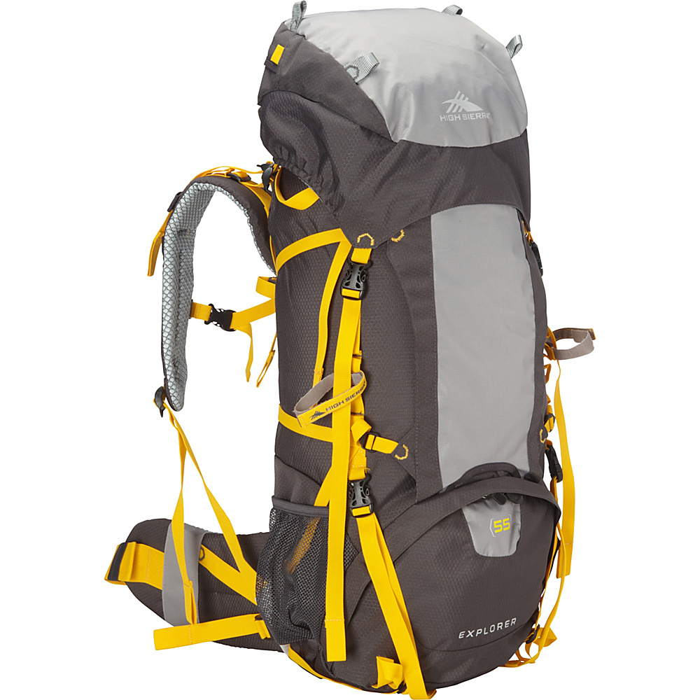 High Sierra Explorer 55 Mercury Ash Yell O High Sierra Day Hiking Backpacks