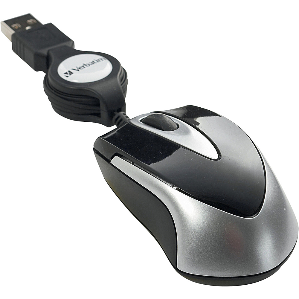 Verbatim Optical Travel Mouse Black Verbatim Business Accessories