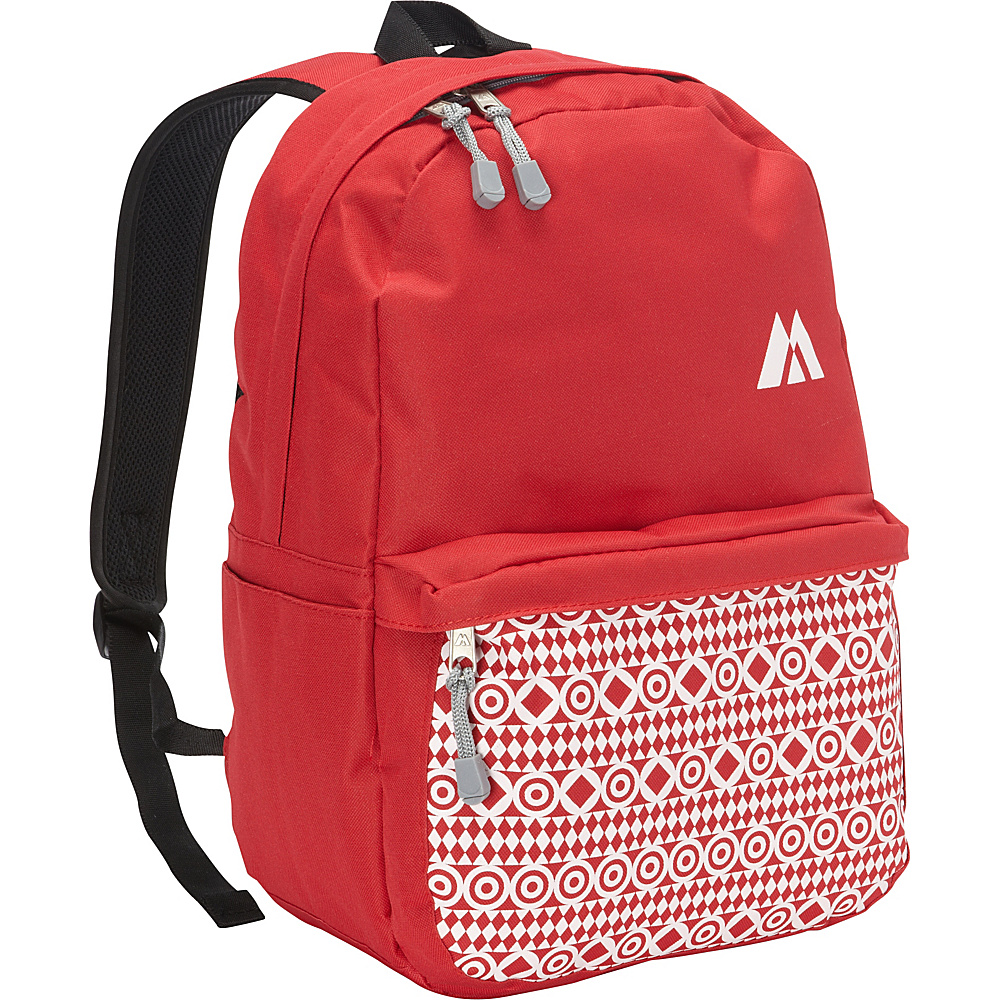 Everest Printed Pattern Backpack Red Everest Business Laptop Backpacks