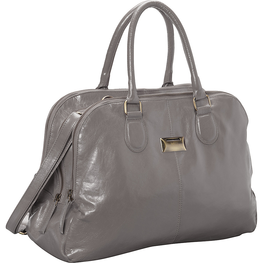 Latico Leathers Ines Tote Grey Latico Leathers Leather Handbags