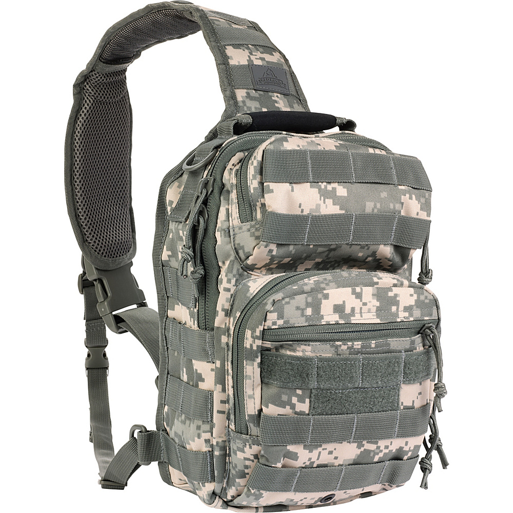 Red Rock Outdoor Gear Rover Sling Pack ACU Camouflage Red Rock Outdoor Gear Day Hiking Backpacks