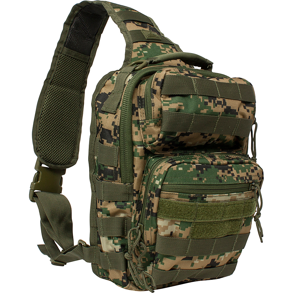 Red Rock Outdoor Gear Rover Sling Pack Woodland Digital Camouflage Red Rock Outdoor Gear Day Hiking Backpacks