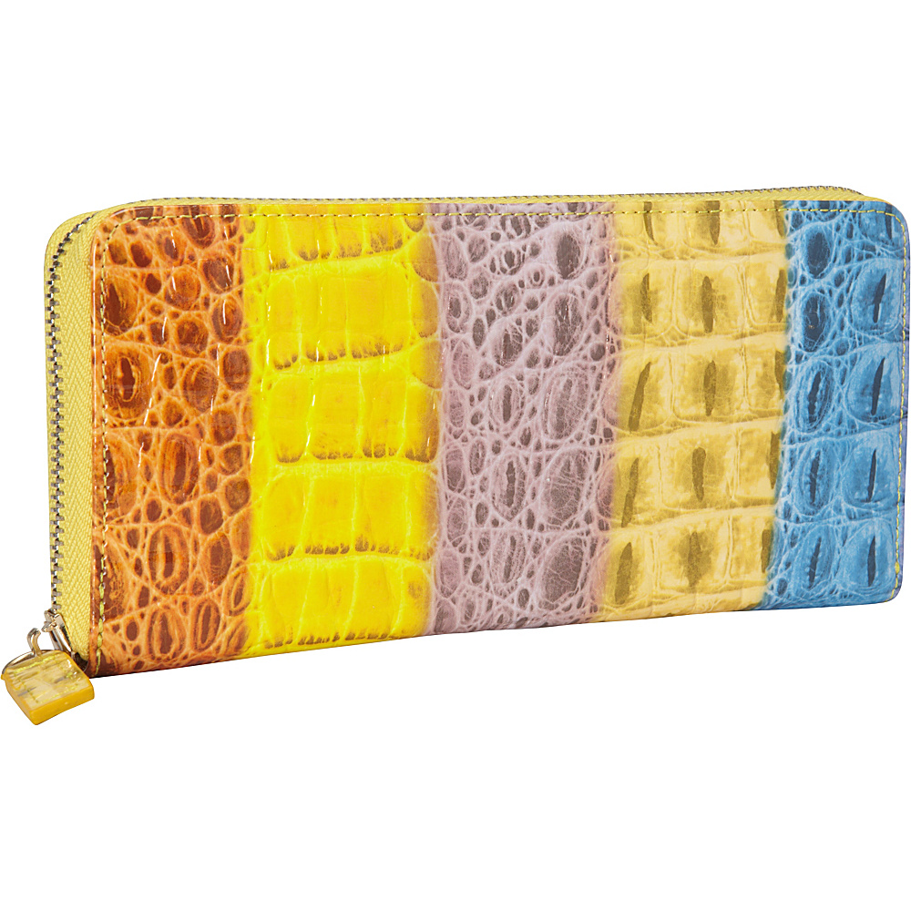 R R Collections Zip Around Ladies Wallet MULTI R R Collections Women s Wallets