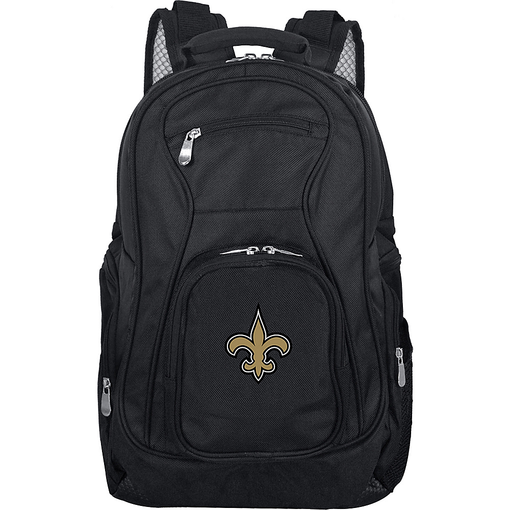 Denco Sports Luggage NFL 19 Laptop Backpack New Orleans Saints Denco Sports Luggage Business Laptop Backpacks