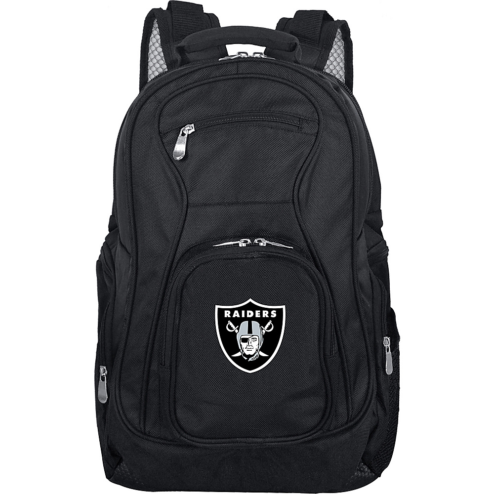 Denco Sports Luggage NFL 19 Laptop Backpack Oakland Raiders Denco Sports Luggage Business Laptop Backpacks