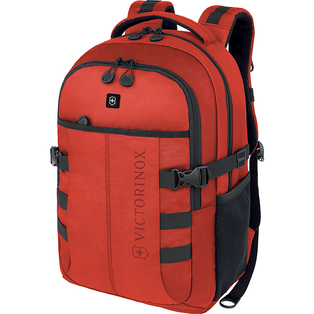 Victorinox VX Sport Cadet Laptop Backpack Red Black Logo Victorinox Business Laptop Backpacks