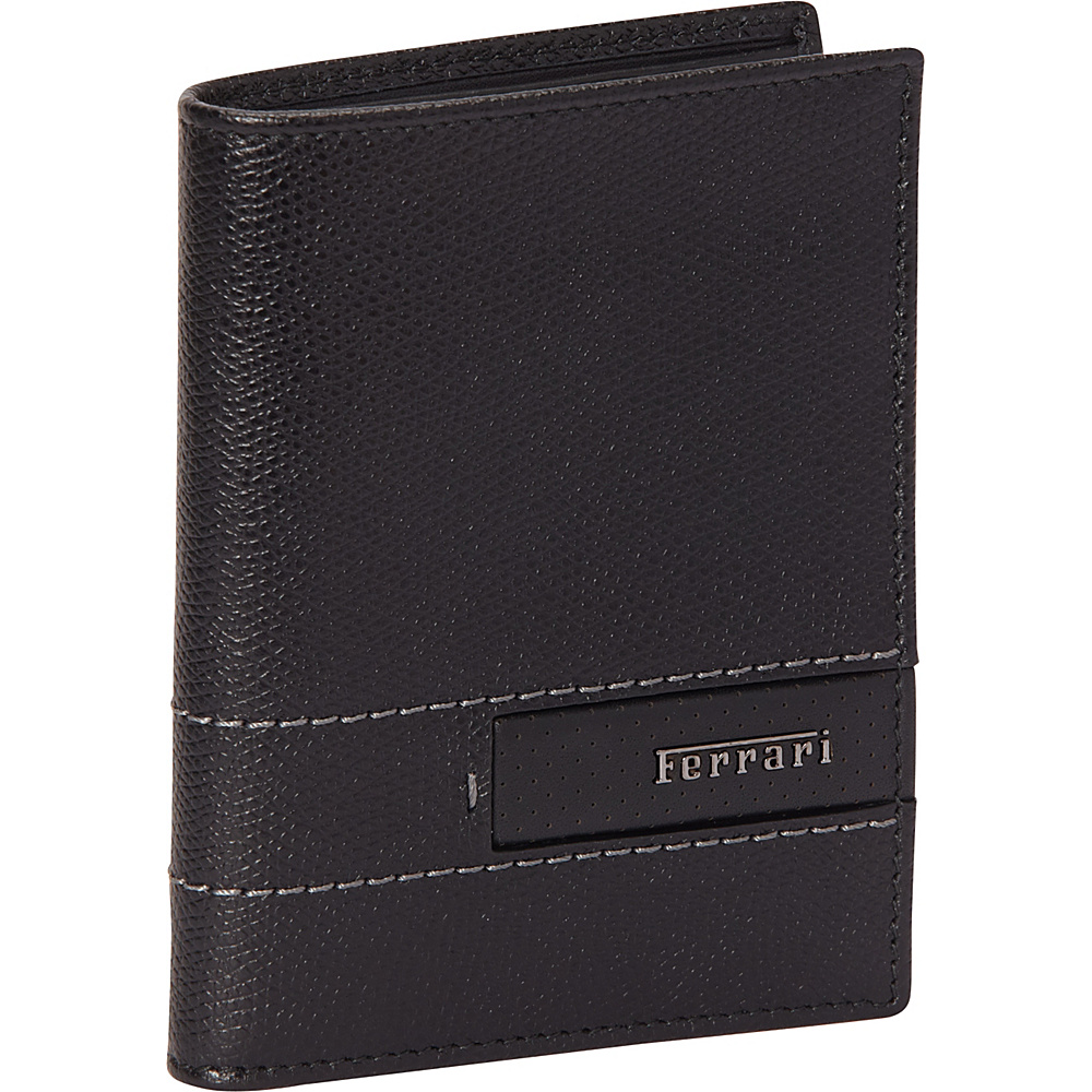 Ferrari Luxury Collection GT Vertical Note and Card Wallet Blacks Ferrari Luxury Collection Mens Wallets