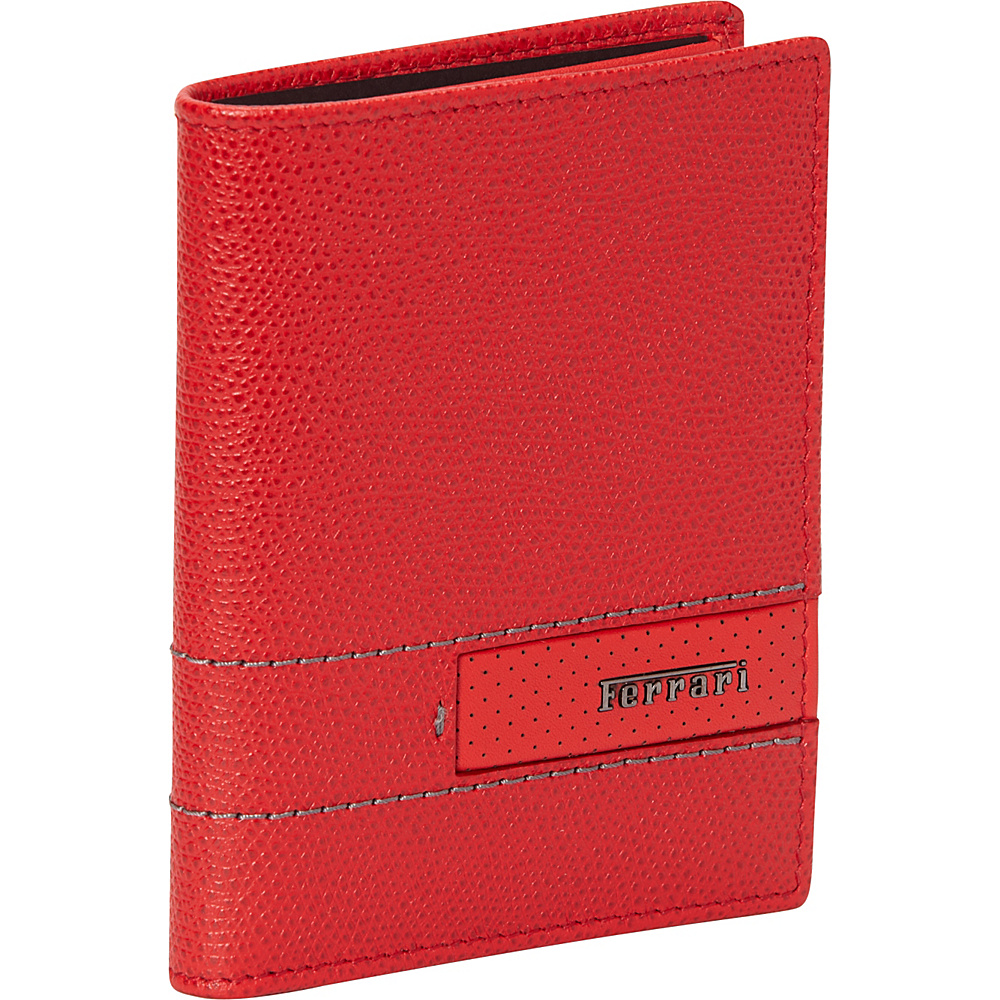 Ferrari Luxury Collection GT Vertical Note and Card Wallet Reds Ferrari Luxury Collection Mens Wallets