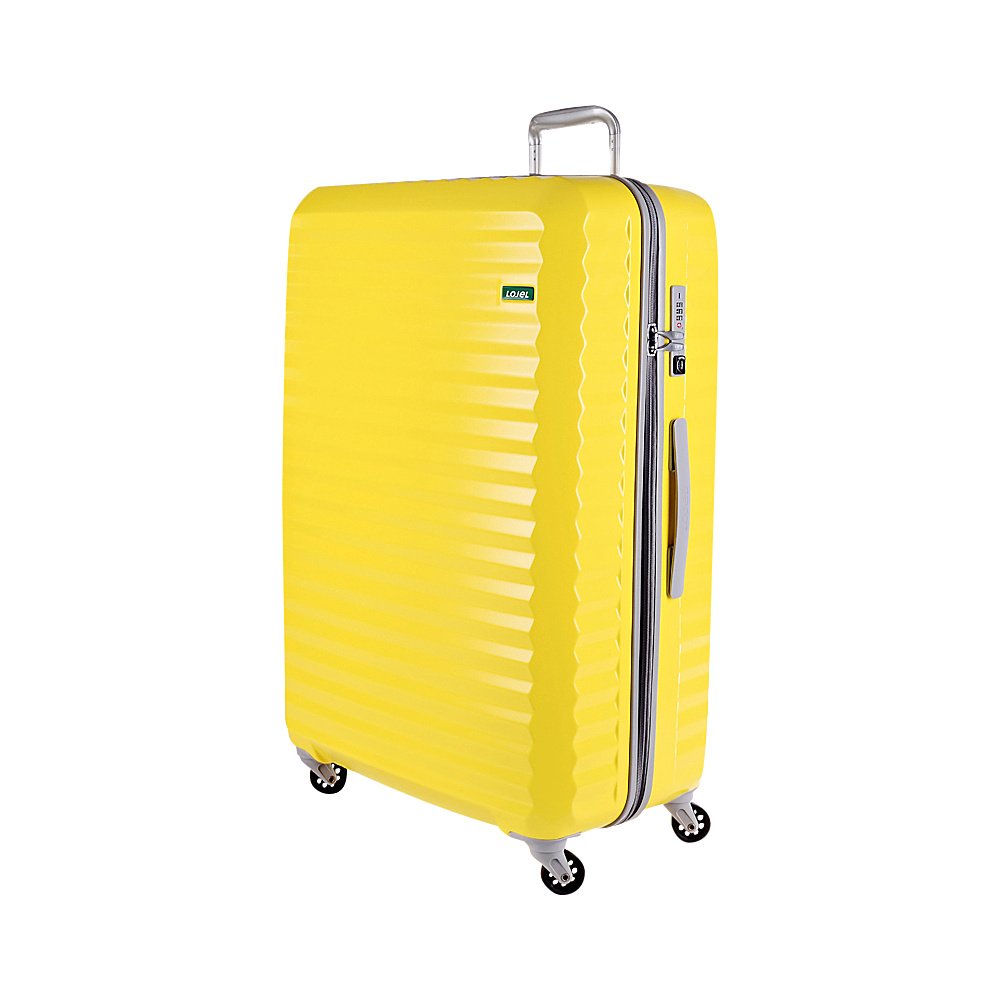 Lojel Groove Zipper Large Luggage Yellow Lojel Hardside Luggage