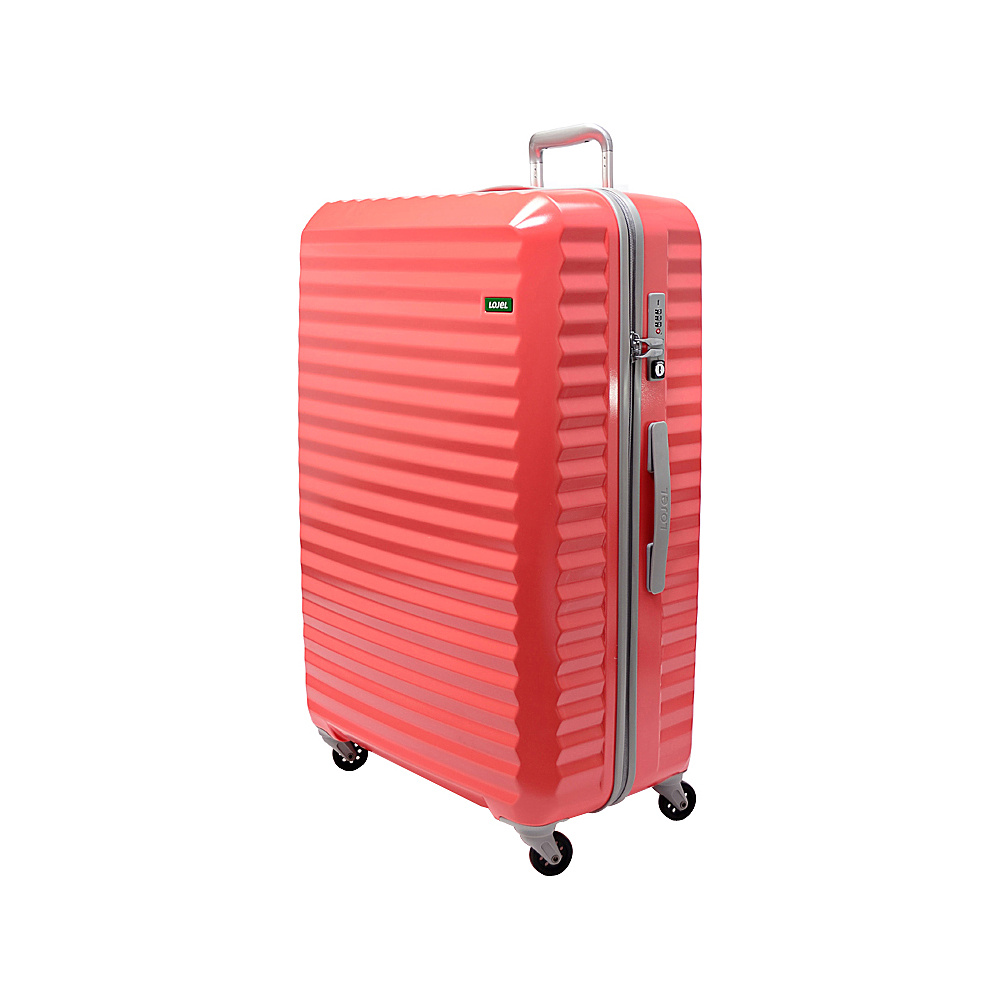 Lojel Groove Zipper Large Luggage Pink Lojel Hardside Luggage