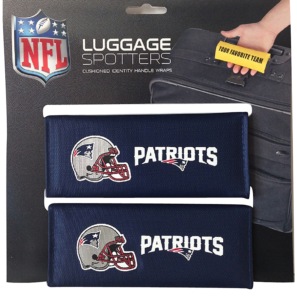 Luggage Spotters NFL New England Patriots Luggage Spotter Blue Luggage Spotters Luggage Accessories
