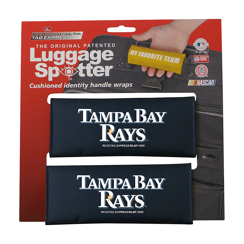 Luggage Spotters MLB Tampa Bay Rays Luggage Spotter Blue Luggage Spotters Luggage Accessories