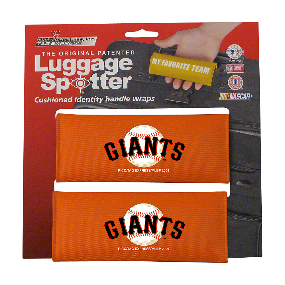 Luggage Spotters MLB San Francisco Giants Luggage Spotter Orange Luggage Spotters Luggage Accessories