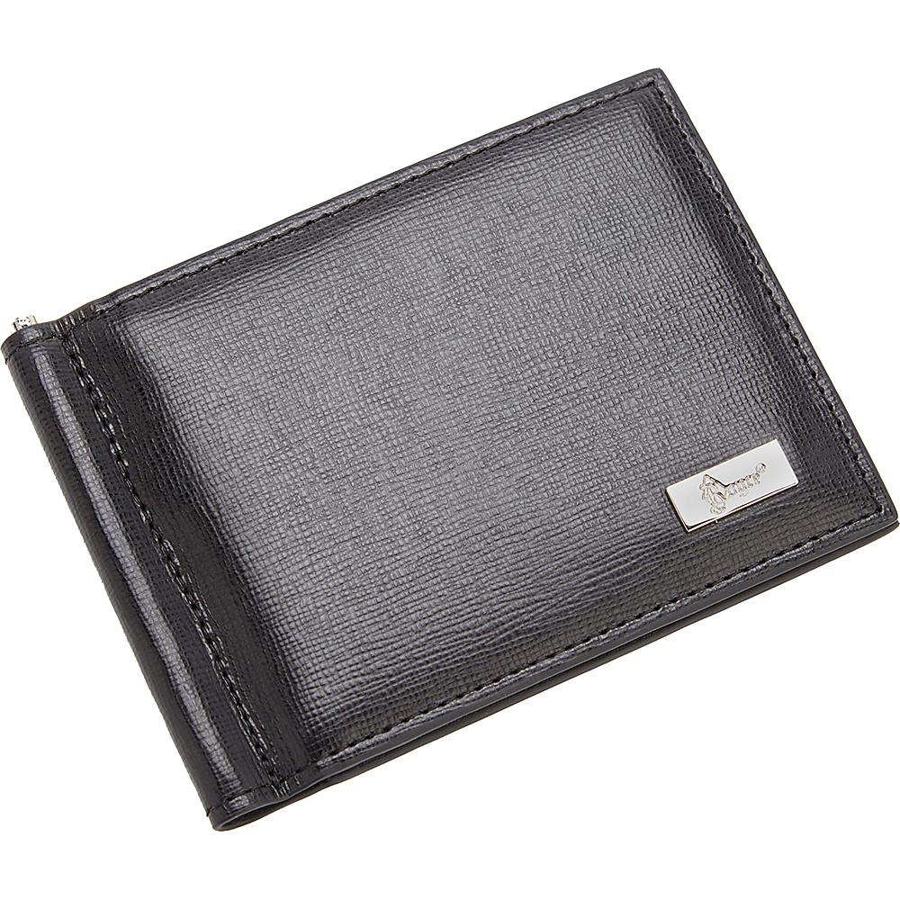 Royce Leather RFID Blocking Saffiano Leather Money Clip Credit Card Front Pocket Wallet Black Royce Leather Men s Wallets