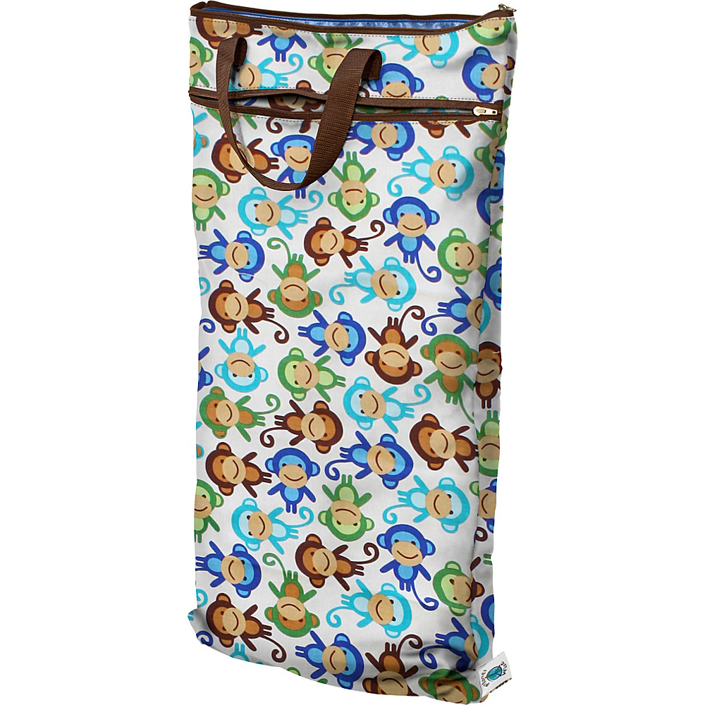 Planet Wise Hanging Wet Dry Bag Monkey Fun Planet Wise Diaper Bags Accessories