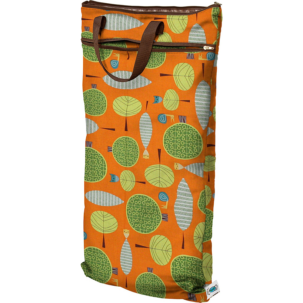 Planet Wise Hanging Wet Dry Bag Orange Woods Planet Wise Diaper and Baby Accessories