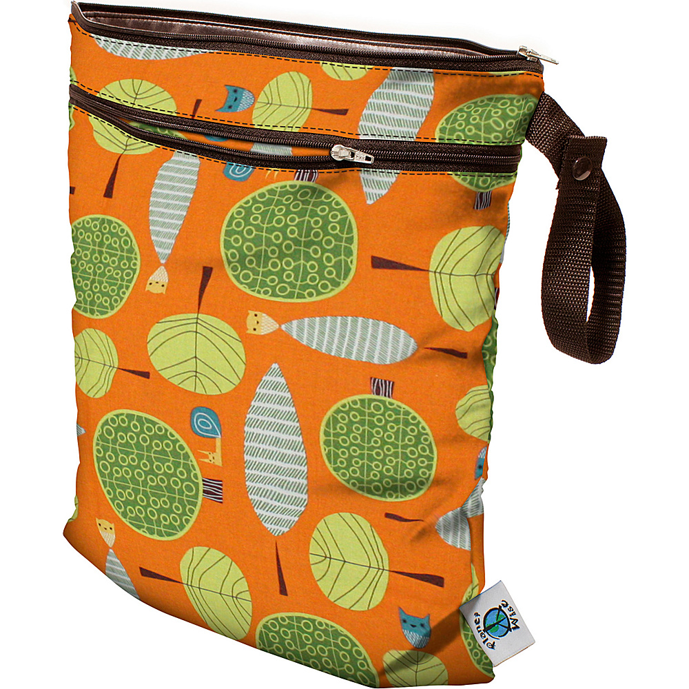 Planet Wise Wet Dry Bag Orange Woods Planet Wise Diaper Bags Accessories