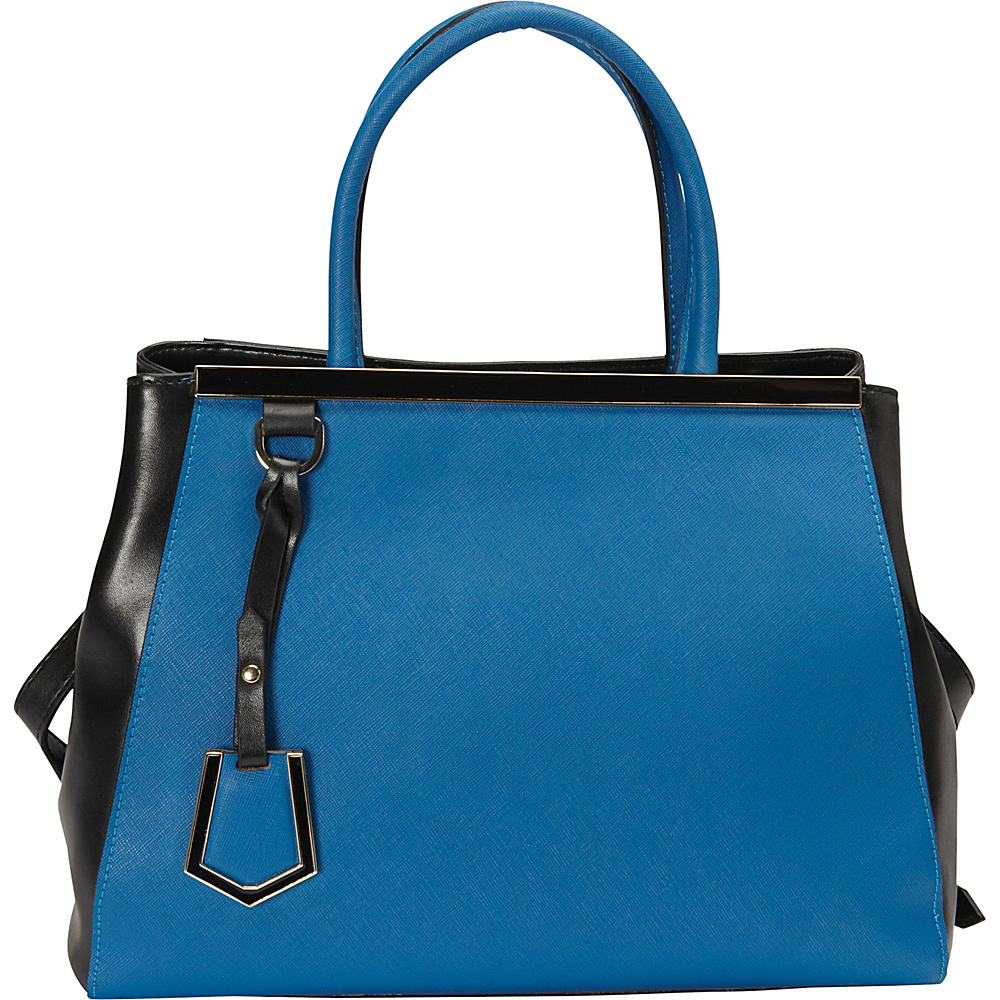 Donna Bella Designs Madison Tote Blue Donna Bella Designs Leather Handbags