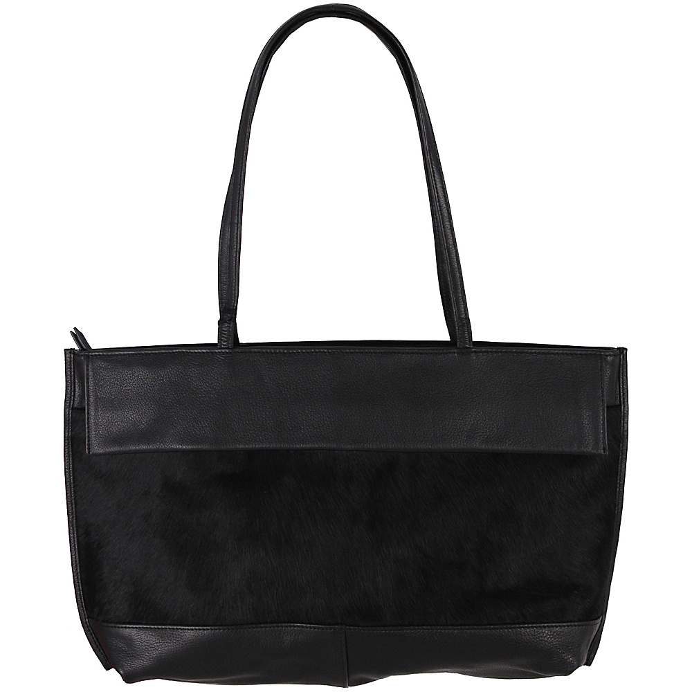 Latico Leathers Barclay Tote Black on Black Latico Leathers Leather Handbags