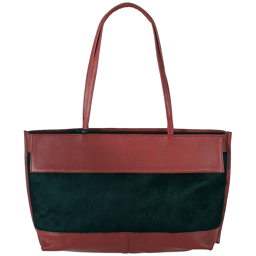 Latico Leathers Barclay Tote Black on Red Latico Leathers Leather Handbags