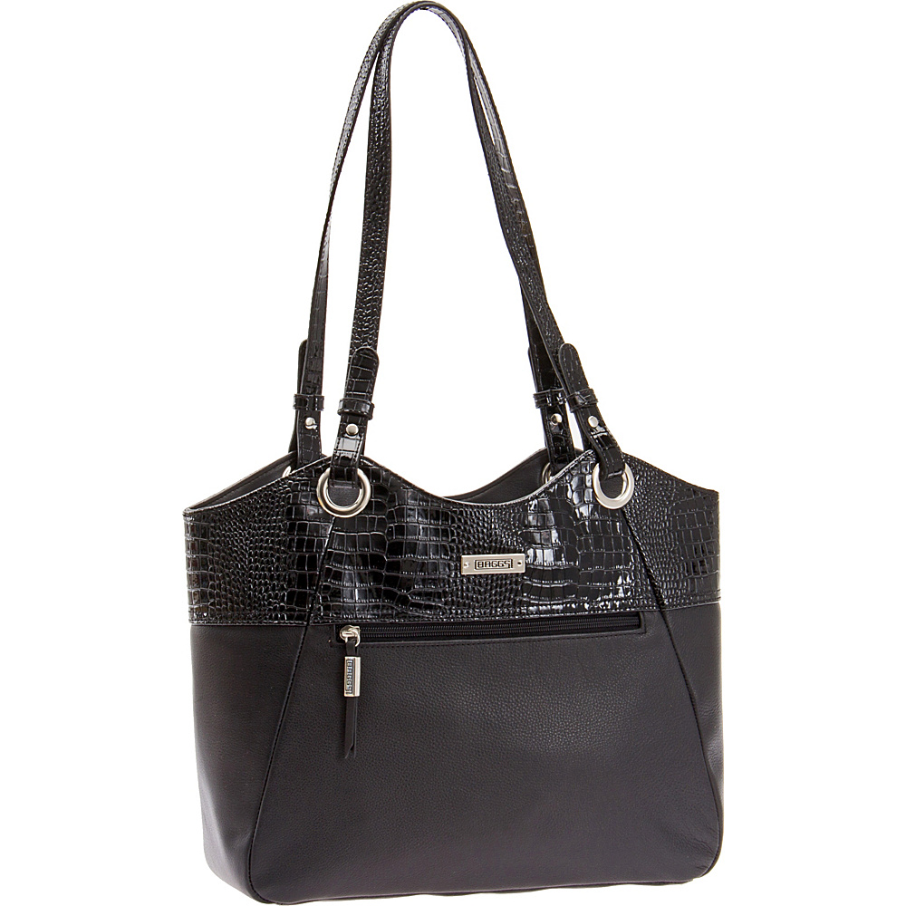 Baggs Melanie Tote Black Baggs Leather Handbags