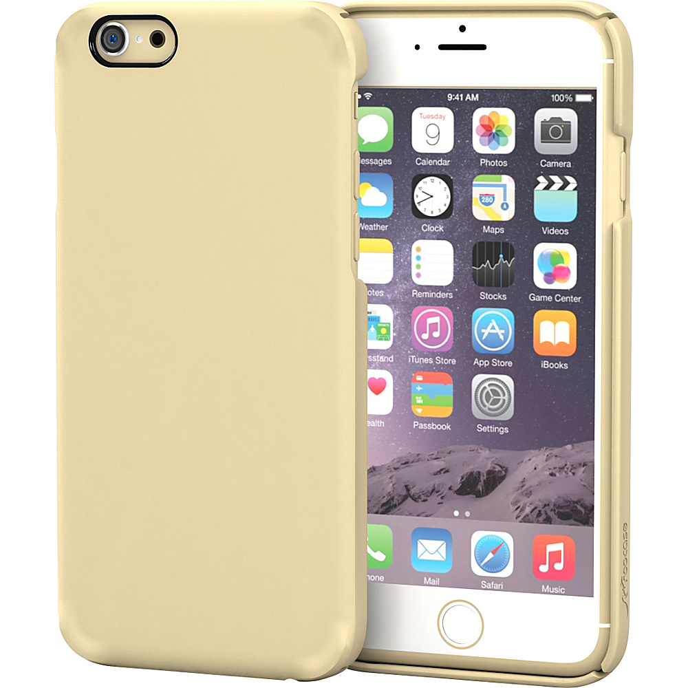 rooCASE Ultra Slim Fit JAKKIT BASIX Case Cover for Apple iPhone 6 6s 4.7 Matte Gold rooCASE Electronic Cases