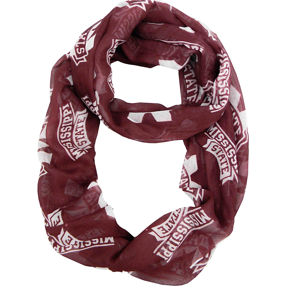 Littlearth Sheer Infinity Scarf SEC Teams Mississippi State University Littlearth Hats Gloves Scarves